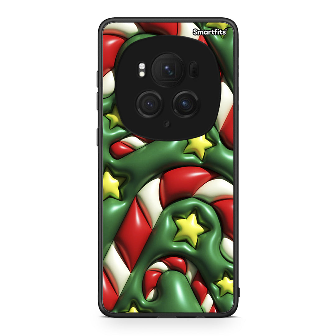 Honor Magic6 Pro Christmas Bubbles θήκη από τη Smartfits με σχέδιο στο πίσω μέρος και μαύρο περίβλημα | Smartphone case with colorful back and black bezels by Smartfits