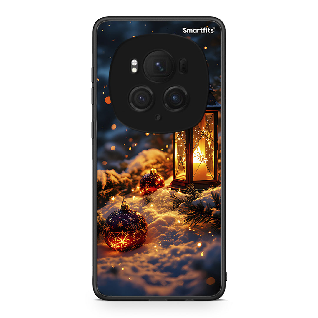 Honor Magic6 Pro Christmas Ornaments θήκη από τη Smartfits με σχέδιο στο πίσω μέρος και μαύρο περίβλημα | Smartphone case with colorful back and black bezels by Smartfits