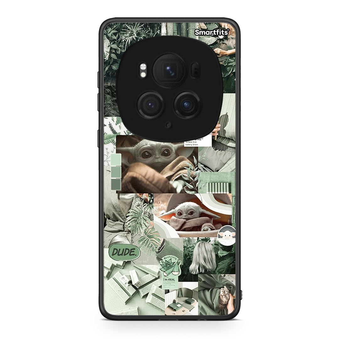 Honor Magic6 Pro Collage Dude Θήκη Αγίου Βαλεντίνου από τη Smartfits με σχέδιο στο πίσω μέρος και μαύρο περίβλημα | Smartphone case with colorful back and black bezels by Smartfits