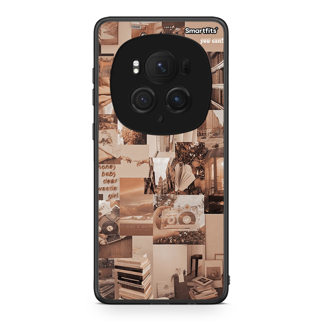 Honor Magic6 Pro Collage You Can Θήκη Αγίου Βαλεντίνου από τη Smartfits με σχέδιο στο πίσω μέρος και μαύρο περίβλημα | Smartphone case with colorful back and black bezels by Smartfits