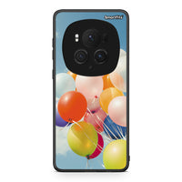 Thumbnail for Honor Magic6 Pro Colorful Balloons θήκη από τη Smartfits με σχέδιο στο πίσω μέρος και μαύρο περίβλημα | Smartphone case with colorful back and black bezels by Smartfits