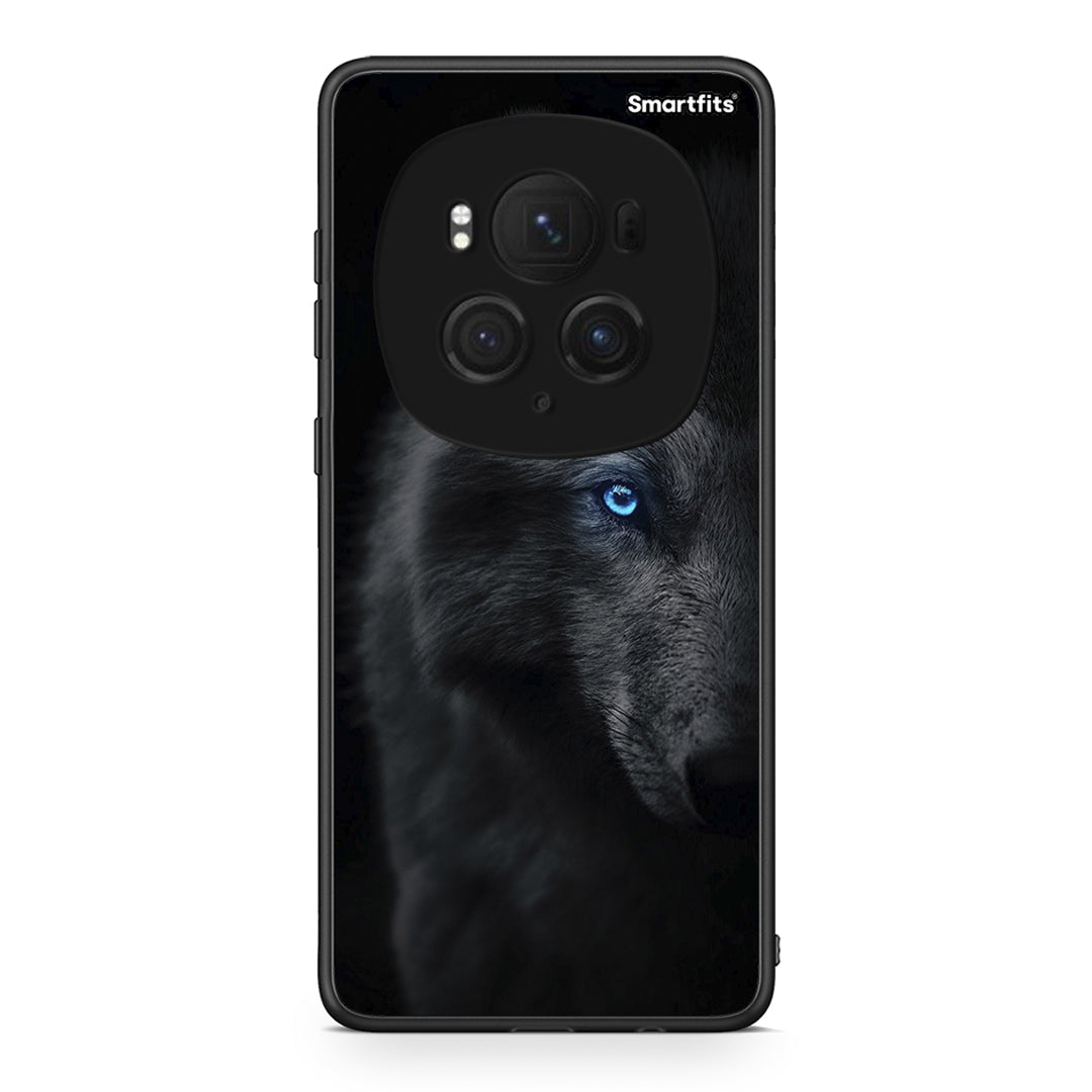 Honor Magic6 Pro Dark Wolf θήκη από τη Smartfits με σχέδιο στο πίσω μέρος και μαύρο περίβλημα | Smartphone case with colorful back and black bezels by Smartfits