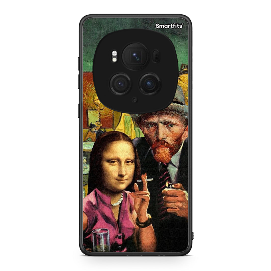 Honor Magic6 Pro Funny Art θήκη από τη Smartfits με σχέδιο στο πίσω μέρος και μαύρο περίβλημα | Smartphone case with colorful back and black bezels by Smartfits