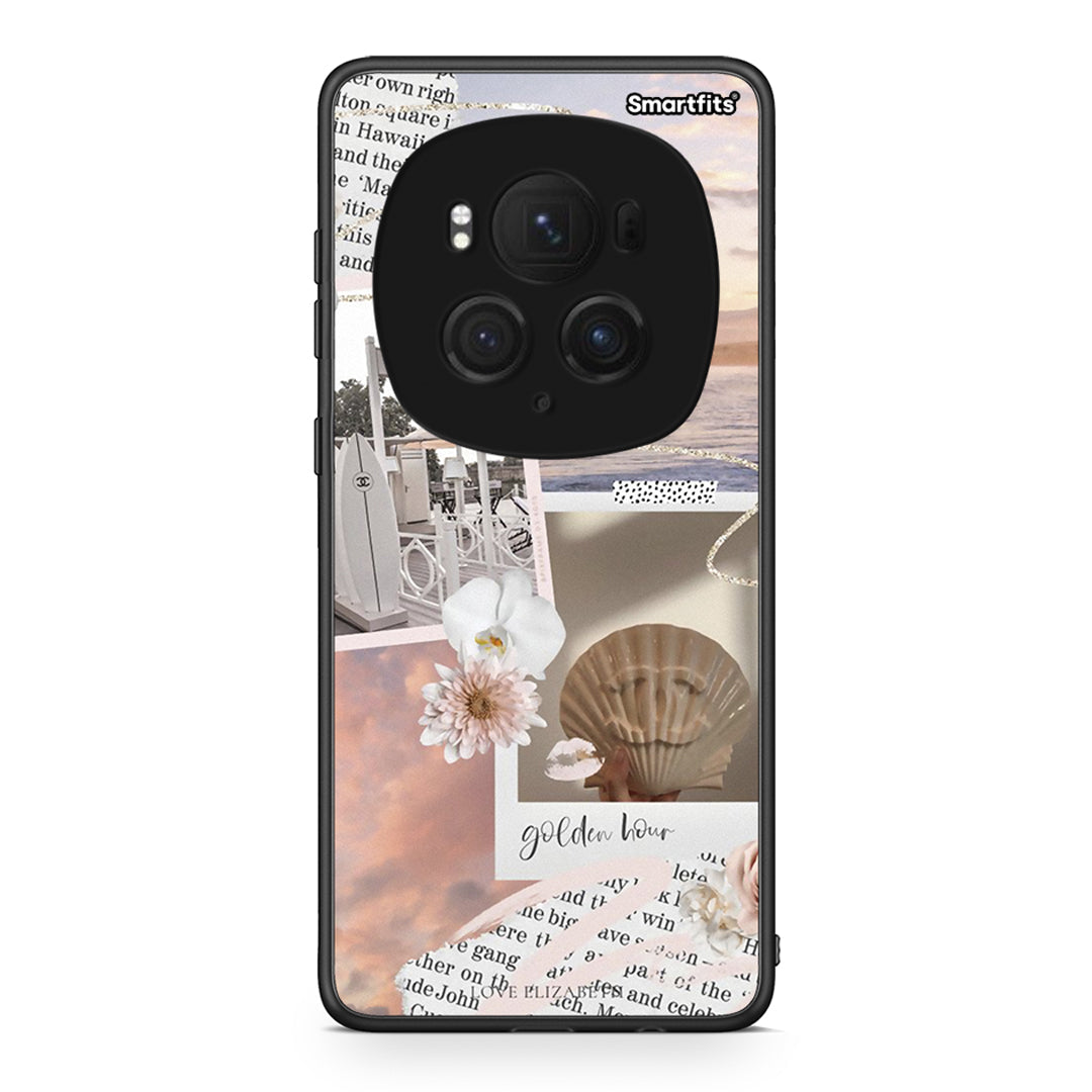 Honor Magic6 Pro Golden Hour Θήκη Αγίου Βαλεντίνου από τη Smartfits με σχέδιο στο πίσω μέρος και μαύρο περίβλημα | Smartphone case with colorful back and black bezels by Smartfits