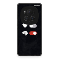 Thumbnail for Honor Magic6 Pro Heart Vs Brain Θήκη Αγίου Βαλεντίνου από τη Smartfits με σχέδιο στο πίσω μέρος και μαύρο περίβλημα | Smartphone case with colorful back and black bezels by Smartfits
