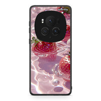 Thumbnail for Honor Magic6 Pro Juicy Strawberries θήκη από τη Smartfits με σχέδιο στο πίσω μέρος και μαύρο περίβλημα | Smartphone case with colorful back and black bezels by Smartfits