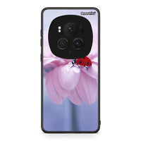 Thumbnail for Honor Magic6 Pro Ladybug Flower θήκη από τη Smartfits με σχέδιο στο πίσω μέρος και μαύρο περίβλημα | Smartphone case with colorful back and black bezels by Smartfits