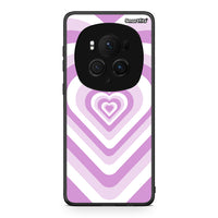Thumbnail for Honor Magic6 Pro Lilac Hearts θήκη από τη Smartfits με σχέδιο στο πίσω μέρος και μαύρο περίβλημα | Smartphone case with colorful back and black bezels by Smartfits