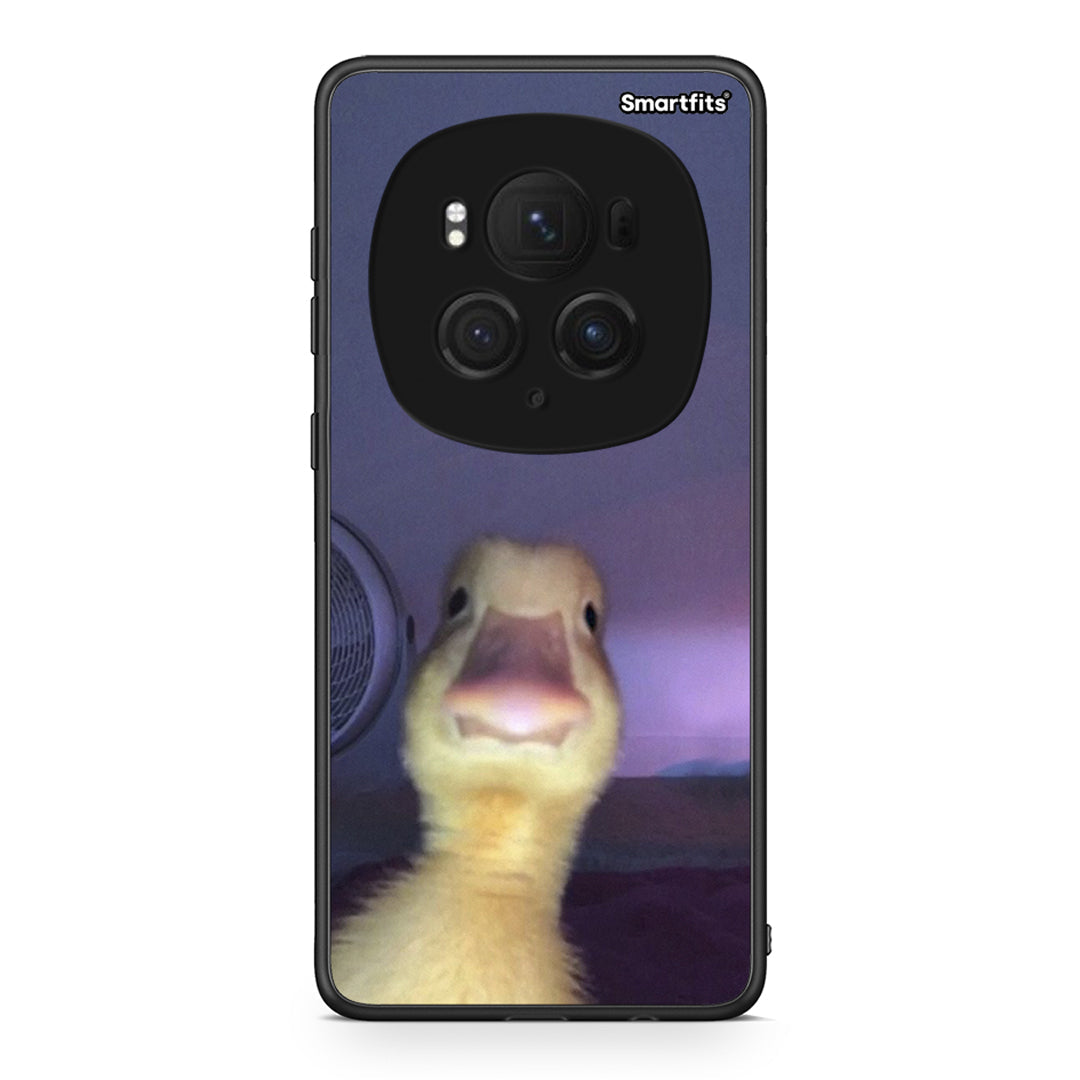 Honor Magic6 Pro Meme Duck θήκη από τη Smartfits με σχέδιο στο πίσω μέρος και μαύρο περίβλημα | Smartphone case with colorful back and black bezels by Smartfits