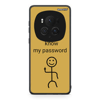 Thumbnail for Honor Magic6 Pro My Password Θήκη από τη Smartfits με σχέδιο στο πίσω μέρος και μαύρο περίβλημα | Smartphone case with colorful back and black bezels by Smartfits
