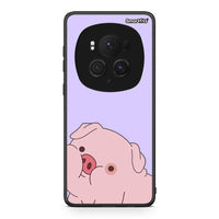 Thumbnail for Honor Magic6 Pro Pig Love 2 Θήκη Αγίου Βαλεντίνου από τη Smartfits με σχέδιο στο πίσω μέρος και μαύρο περίβλημα | Smartphone case with colorful back and black bezels by Smartfits