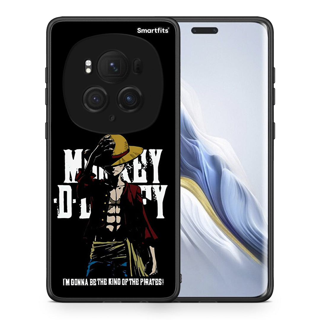 Θήκη Honor Magic6 Pro Pirate King από τη Smartfits με σχέδιο στο πίσω μέρος και μαύρο περίβλημα | Honor Magic6 Pro Pirate King case with colorful back and black bezels