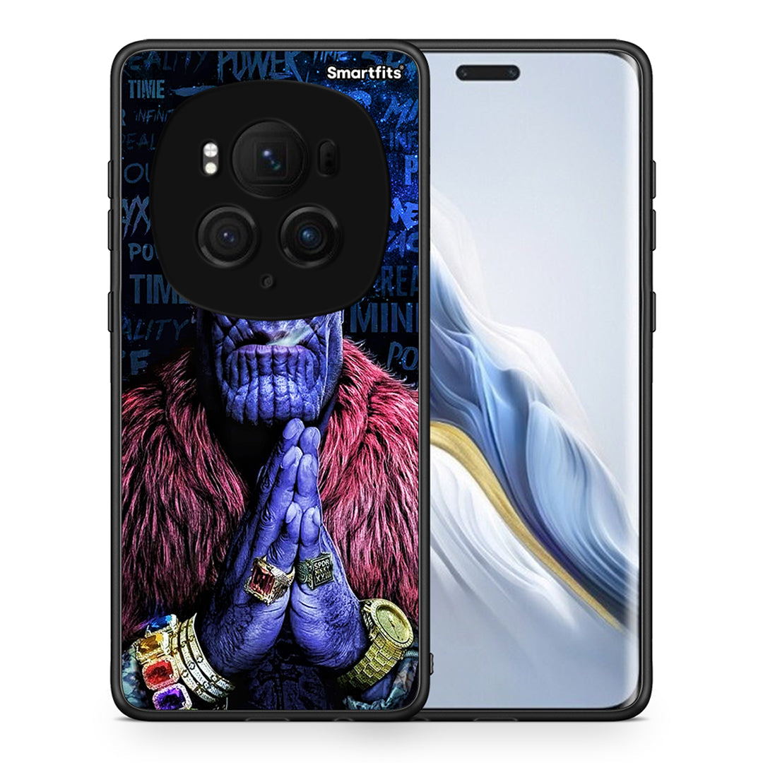 Θήκη Honor Magic6 Pro Thanos PopArt από τη Smartfits με σχέδιο στο πίσω μέρος και μαύρο περίβλημα | Honor Magic6 Pro Thanos PopArt case with colorful back and black bezels