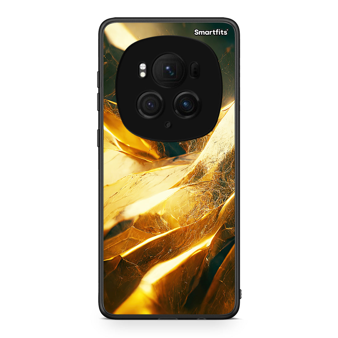 Honor Magic6 Pro Real Gold θήκη από τη Smartfits με σχέδιο στο πίσω μέρος και μαύρο περίβλημα | Smartphone case with colorful back and black bezels by Smartfits
