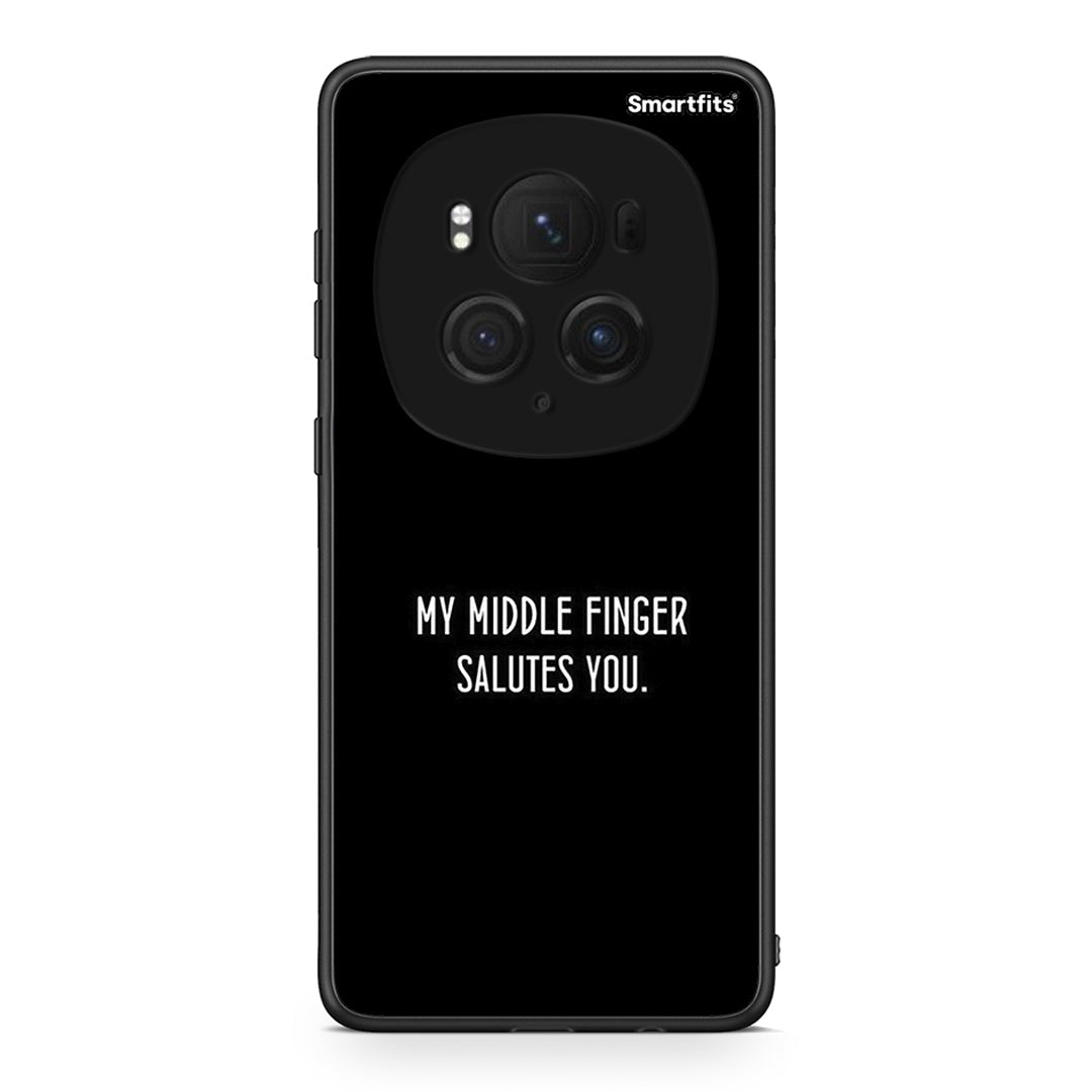 Honor Magic6 Pro Salute θήκη από τη Smartfits με σχέδιο στο πίσω μέρος και μαύρο περίβλημα | Smartphone case with colorful back and black bezels by Smartfits