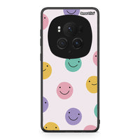 Thumbnail for Honor Magic6 Pro Smiley Faces θήκη από τη Smartfits με σχέδιο στο πίσω μέρος και μαύρο περίβλημα | Smartphone case with colorful back and black bezels by Smartfits