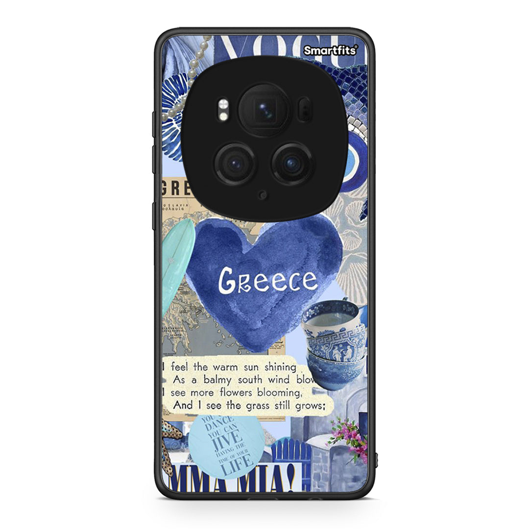 Honor Magic6 Pro Summer In Greece Θήκη από τη Smartfits με σχέδιο στο πίσω μέρος και μαύρο περίβλημα | Smartphone case with colorful back and black bezels by Smartfits