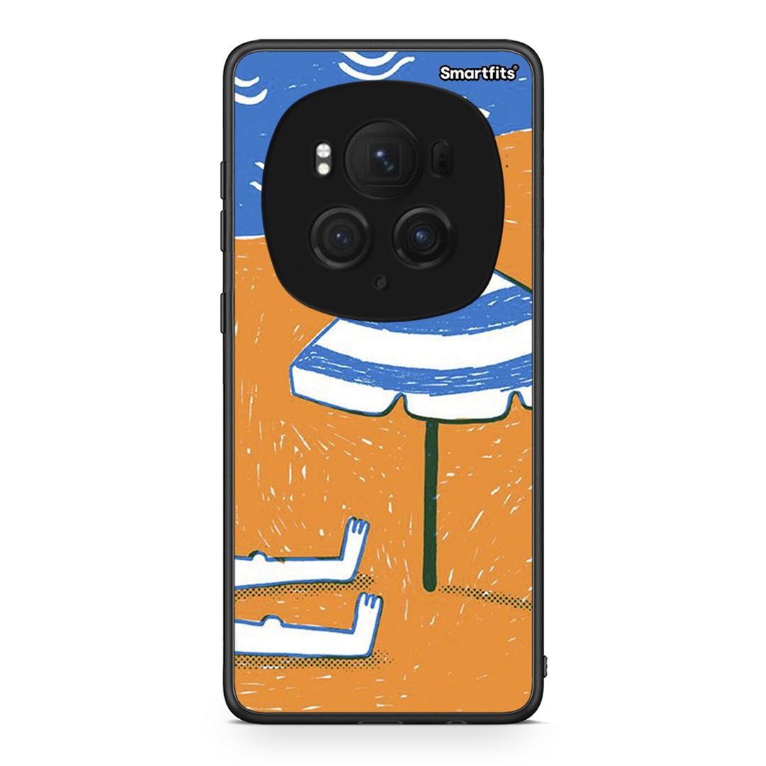 Honor Magic6 Pro Summering Θήκη από τη Smartfits με σχέδιο στο πίσω μέρος και μαύρο περίβλημα | Smartphone case with colorful back and black bezels by Smartfits