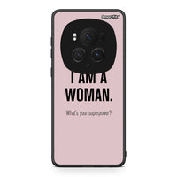 Thumbnail for Honor Magic6 Pro Superpower Woman θήκη από τη Smartfits με σχέδιο στο πίσω μέρος και μαύρο περίβλημα | Smartphone case with colorful back and black bezels by Smartfits
