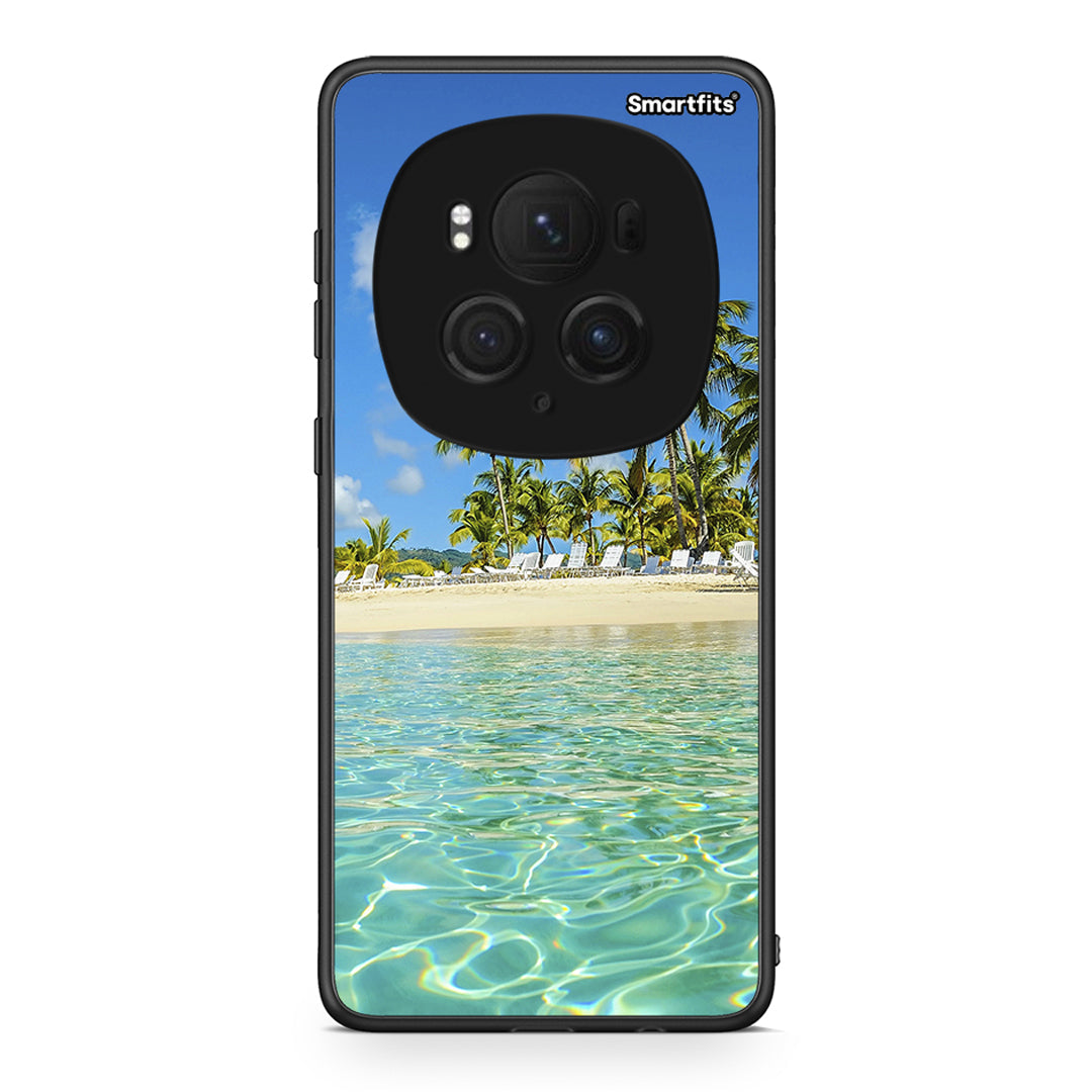 Honor Magic6 Pro Tropical Vibes Θήκη από τη Smartfits με σχέδιο στο πίσω μέρος και μαύρο περίβλημα | Smartphone case with colorful back and black bezels by Smartfits
