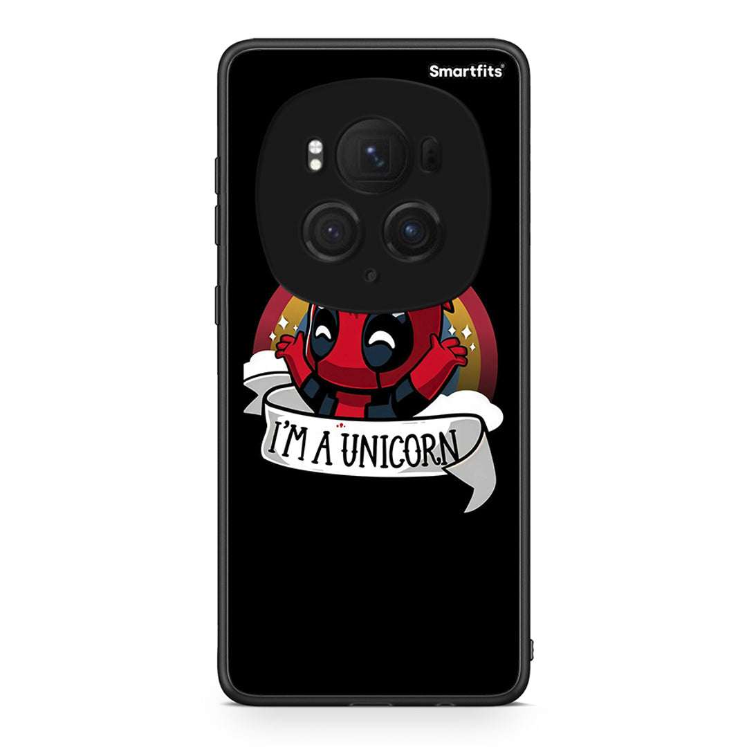 Honor Magic6 Pro Unicorn Deadpool θήκη από τη Smartfits με σχέδιο στο πίσω μέρος και μαύρο περίβλημα | Smartphone case with colorful back and black bezels by Smartfits