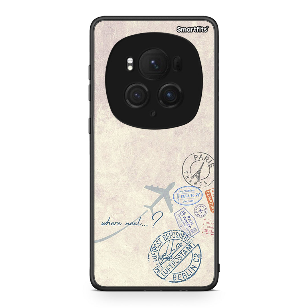 Honor Magic6 Pro Where Next Θήκη από τη Smartfits με σχέδιο στο πίσω μέρος και μαύρο περίβλημα | Smartphone case with colorful back and black bezels by Smartfits