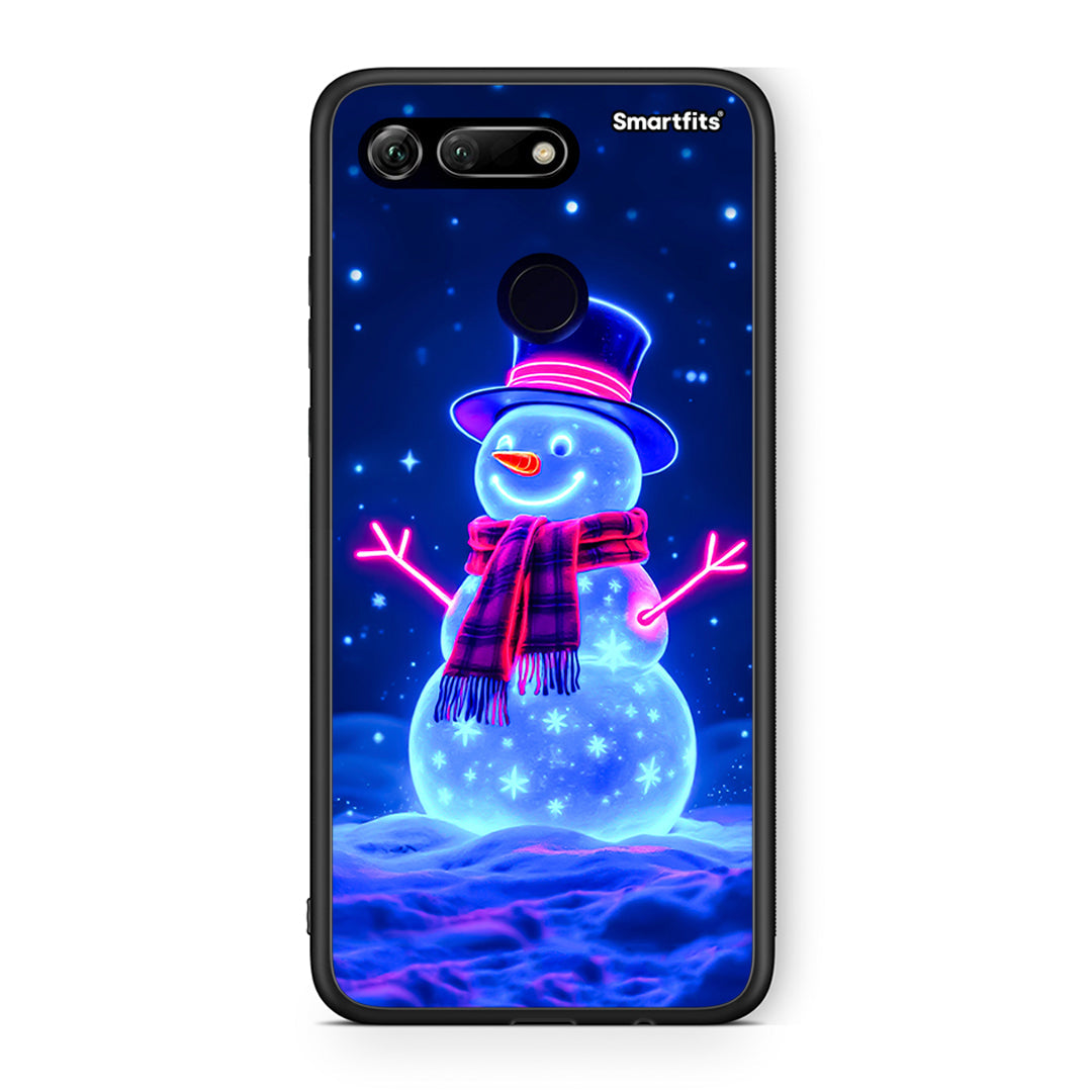 Christmas Neon Snowman - Honor View 20 θήκη