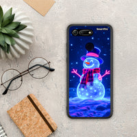 Thumbnail for Christmas Neon Snowman - Honor View 20 θήκη