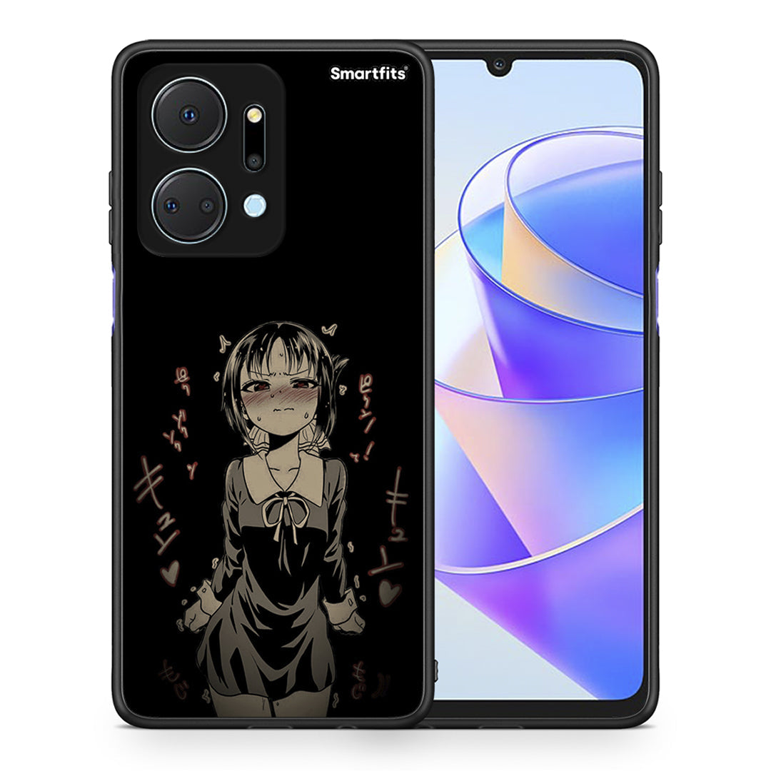 Θήκη Honor X7a Anime Girl από τη Smartfits με σχέδιο στο πίσω μέρος και μαύρο περίβλημα | Honor X7a Anime Girl case with colorful back and black bezels