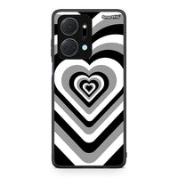 Thumbnail for Honor X7a Black Hearts θήκη από τη Smartfits με σχέδιο στο πίσω μέρος και μαύρο περίβλημα | Smartphone case with colorful back and black bezels by Smartfits