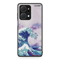 Thumbnail for Honor X7a Blue Waves θήκη από τη Smartfits με σχέδιο στο πίσω μέρος και μαύρο περίβλημα | Smartphone case with colorful back and black bezels by Smartfits