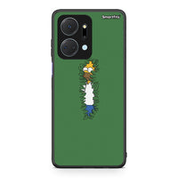 Thumbnail for Honor X7a Bush Man Θήκη Αγίου Βαλεντίνου από τη Smartfits με σχέδιο στο πίσω μέρος και μαύρο περίβλημα | Smartphone case with colorful back and black bezels by Smartfits