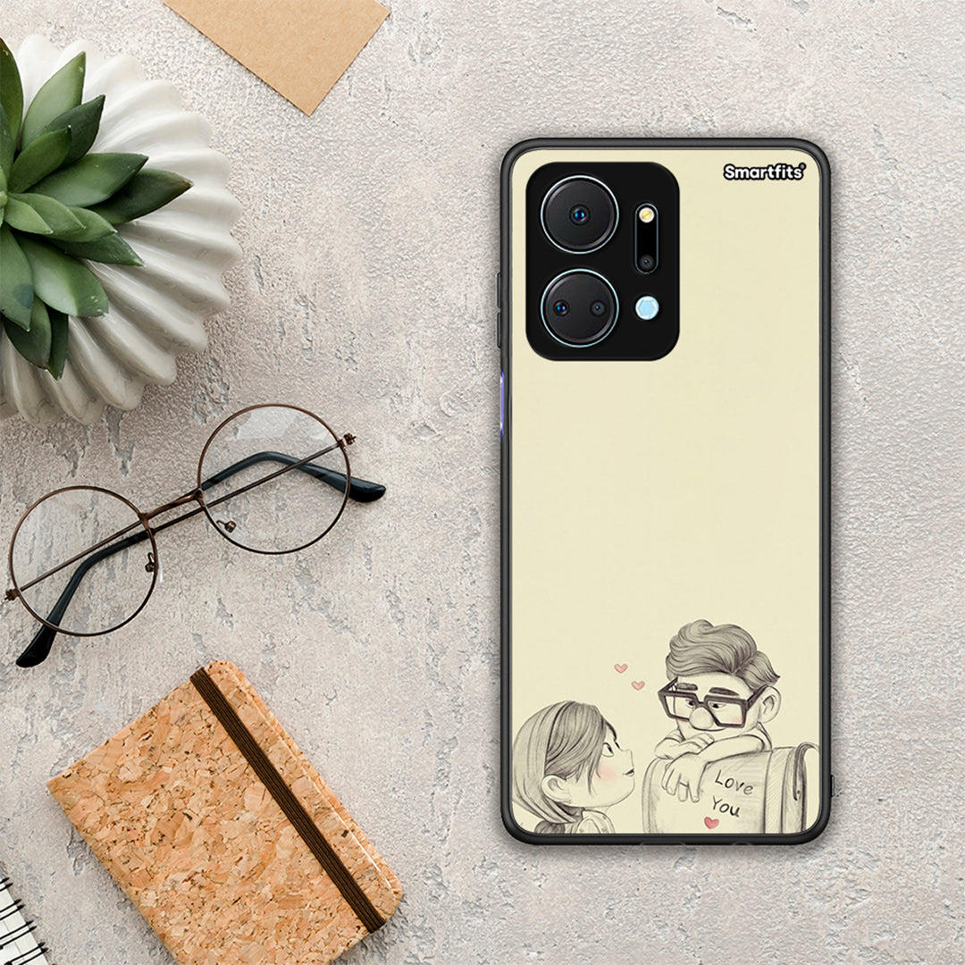 Carl and Ellie - Honor x7a case