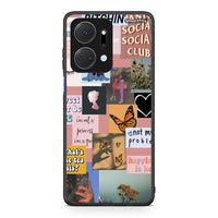 Thumbnail for Honor X7a Collage Bitchin Θήκη Αγίου Βαλεντίνου από τη Smartfits με σχέδιο στο πίσω μέρος και μαύρο περίβλημα | Smartphone case with colorful back and black bezels by Smartfits