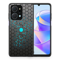 Thumbnail for Θήκη Honor X7a Hexagonal Geometric από τη Smartfits με σχέδιο στο πίσω μέρος και μαύρο περίβλημα | Honor X7a Hexagonal Geometric case with colorful back and black bezels
