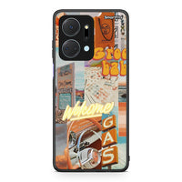 Thumbnail for Honor X7a Groovy Babe Θήκη Αγίου Βαλεντίνου από τη Smartfits με σχέδιο στο πίσω μέρος και μαύρο περίβλημα | Smartphone case with colorful back and black bezels by Smartfits