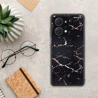 Thumbnail for Marble Black Rosegold - Honor x7a case
