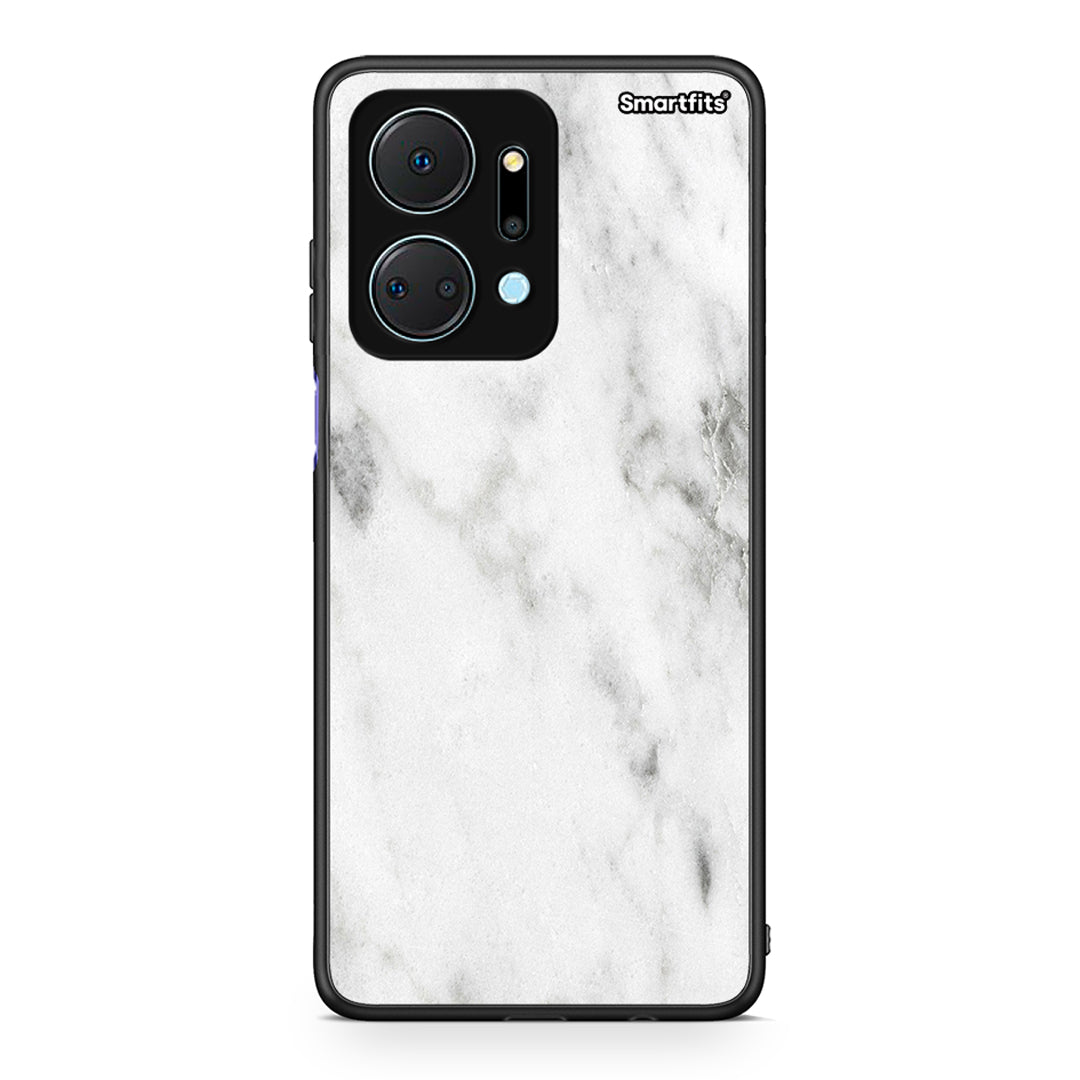 2 - Honor X7a White marble case, cover, bumper