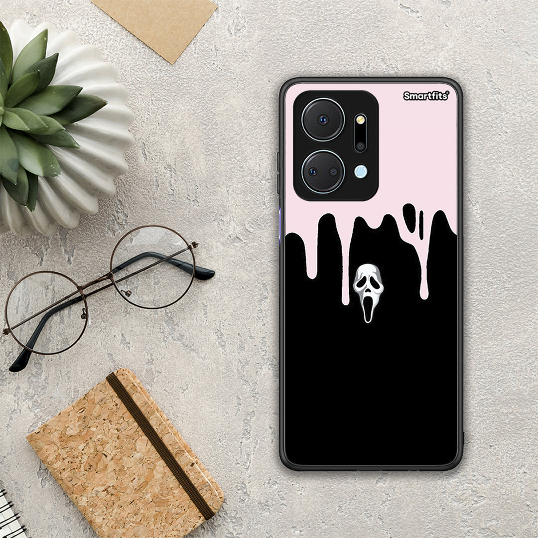 Melting Halloween Mask - Honor x7a case