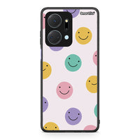 Thumbnail for Honor X7a Smiley Faces θήκη από τη Smartfits με σχέδιο στο πίσω μέρος και μαύρο περίβλημα | Smartphone case with colorful back and black bezels by Smartfits