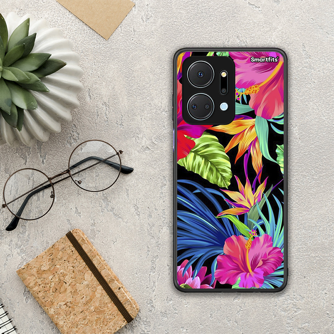 Tropical Flowers - Honor X7A case
