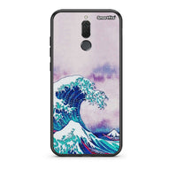 Thumbnail for huawei mate 10 lite Blue Waves θήκη από τη Smartfits με σχέδιο στο πίσω μέρος και μαύρο περίβλημα | Smartphone case with colorful back and black bezels by Smartfits