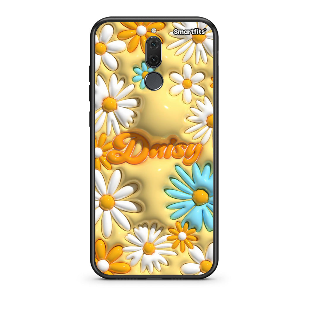 huawei mate 10 lite Bubble Daisies θήκη από τη Smartfits με σχέδιο στο πίσω μέρος και μαύρο περίβλημα | Smartphone case with colorful back and black bezels by Smartfits