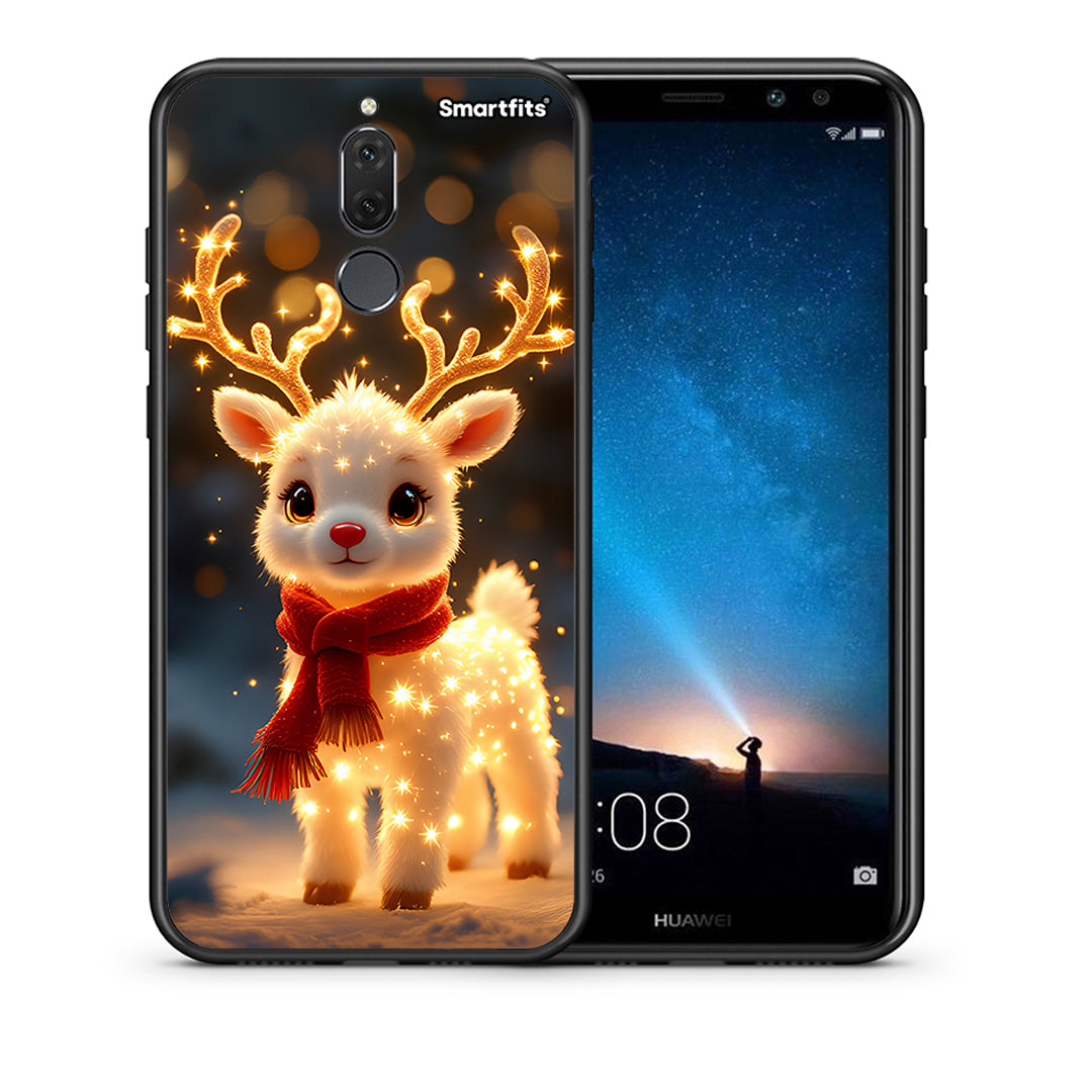 Θήκη Huawei Mate 10 Lite Christmas Cutie από τη Smartfits με σχέδιο στο πίσω μέρος και μαύρο περίβλημα | Huawei Mate 10 Lite Christmas Cutie case with colorful back and black bezels