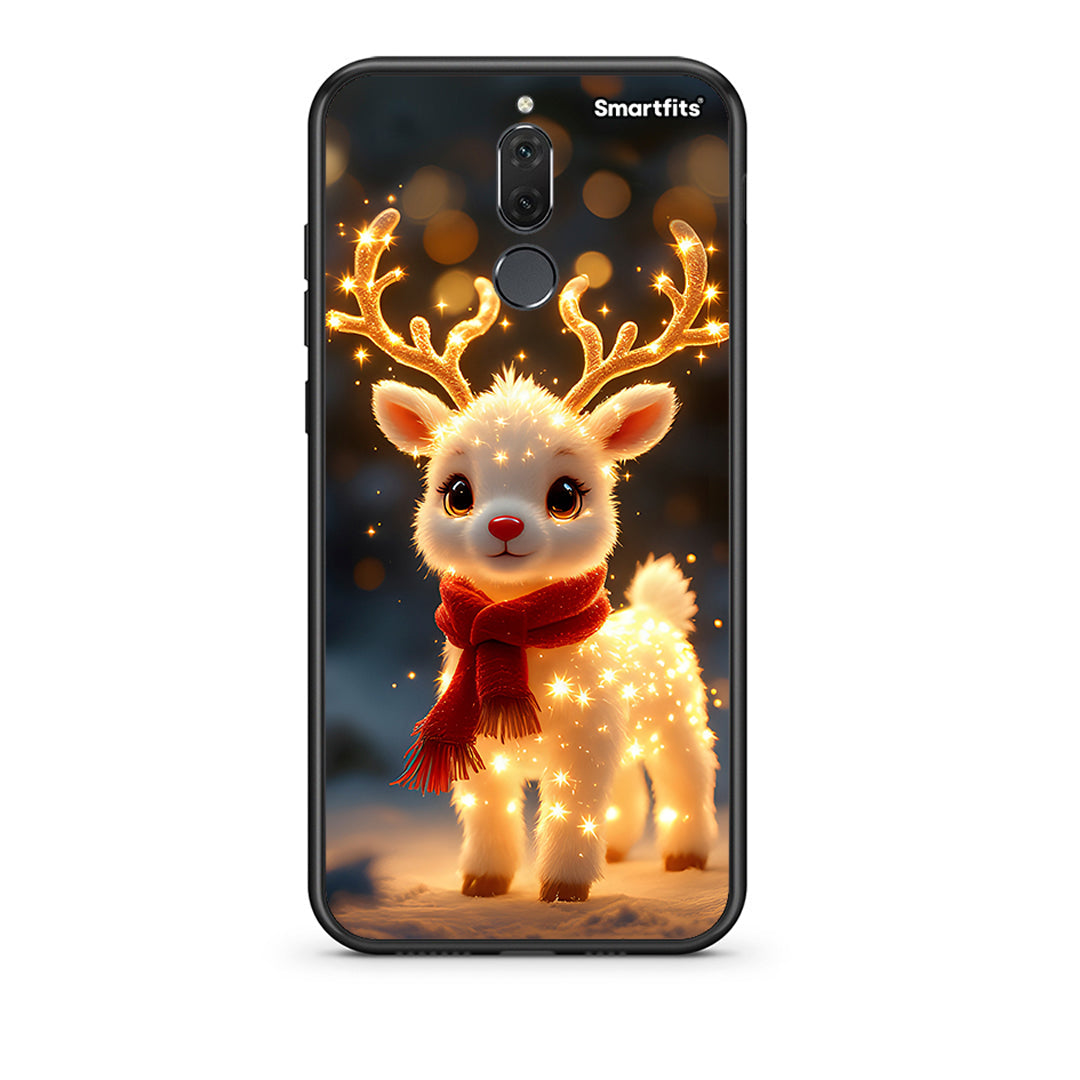 huawei mate 10 lite Christmas Cutie θήκη από τη Smartfits με σχέδιο στο πίσω μέρος και μαύρο περίβλημα | Smartphone case with colorful back and black bezels by Smartfits