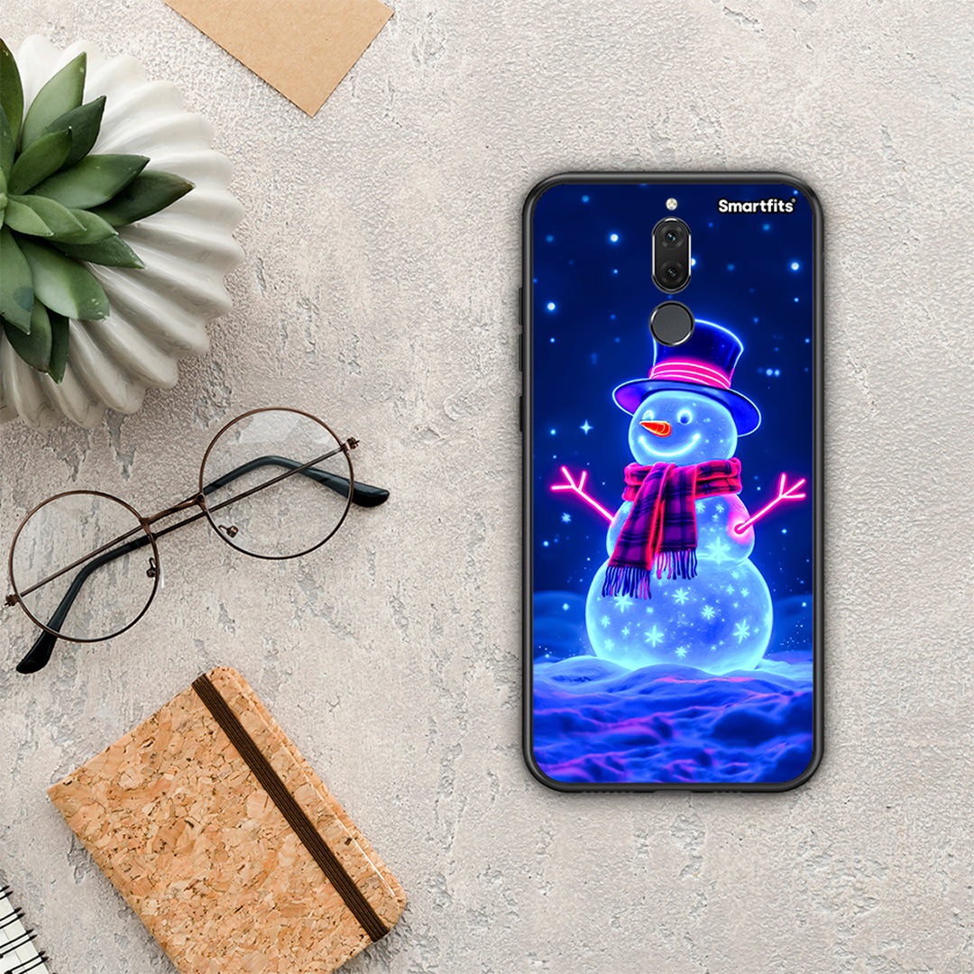 Christmas Neon Snowman - Huawei Mate 10 Lite θήκη