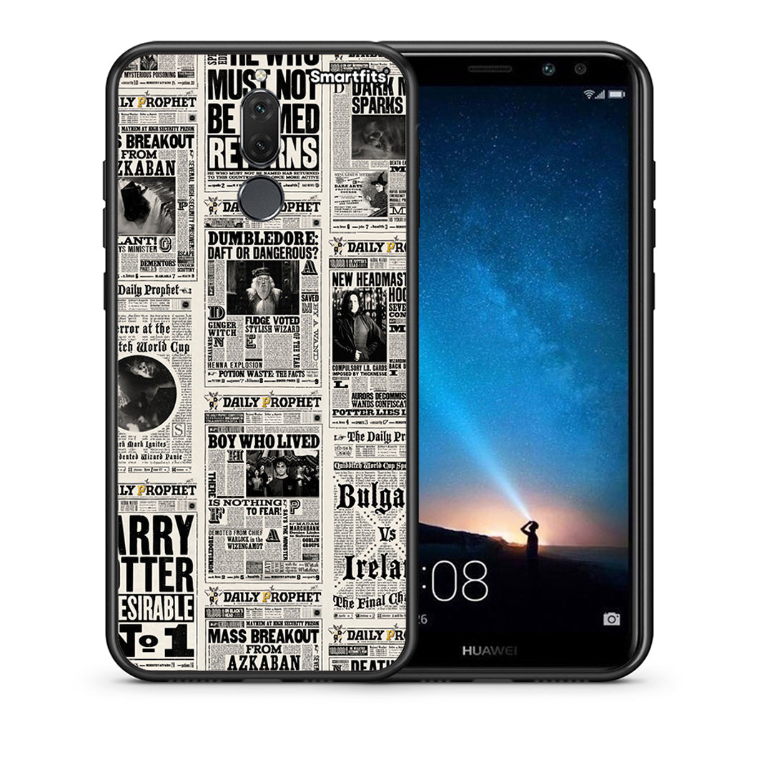 Θήκη Huawei Mate 10 Lite Harry Paper από τη Smartfits με σχέδιο στο πίσω μέρος και μαύρο περίβλημα | Huawei Mate 10 Lite Harry Paper case with colorful back and black bezels