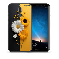 Thumbnail for Θήκη Huawei Mate 10 Lite Yellow Daisies από τη Smartfits με σχέδιο στο πίσω μέρος και μαύρο περίβλημα | Huawei Mate 10 Lite Yellow Daisies case with colorful back and black bezels