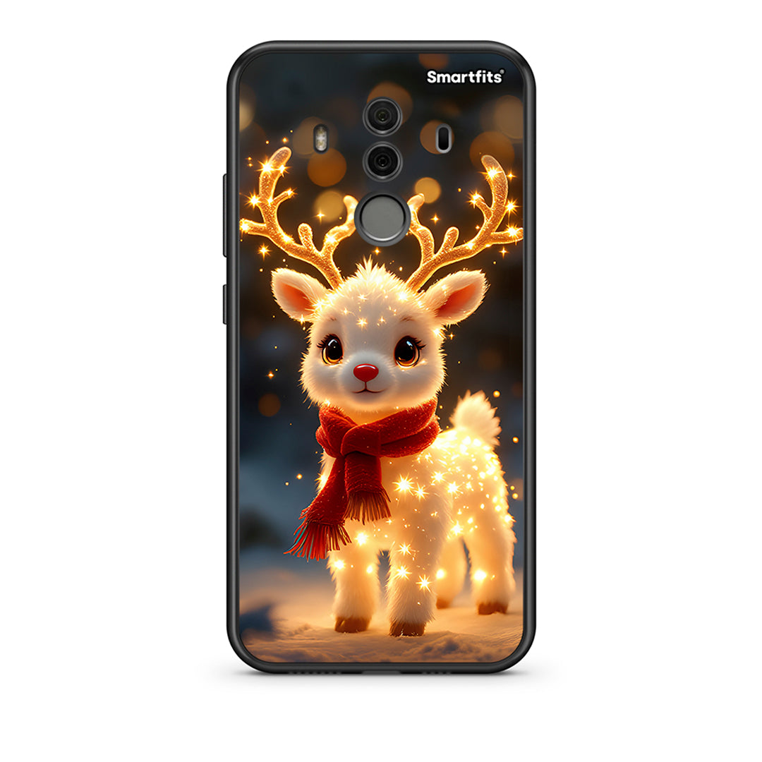 Huawei Mate 10 Pro Christmas Cutie θήκη από τη Smartfits με σχέδιο στο πίσω μέρος και μαύρο περίβλημα | Smartphone case with colorful back and black bezels by Smartfits