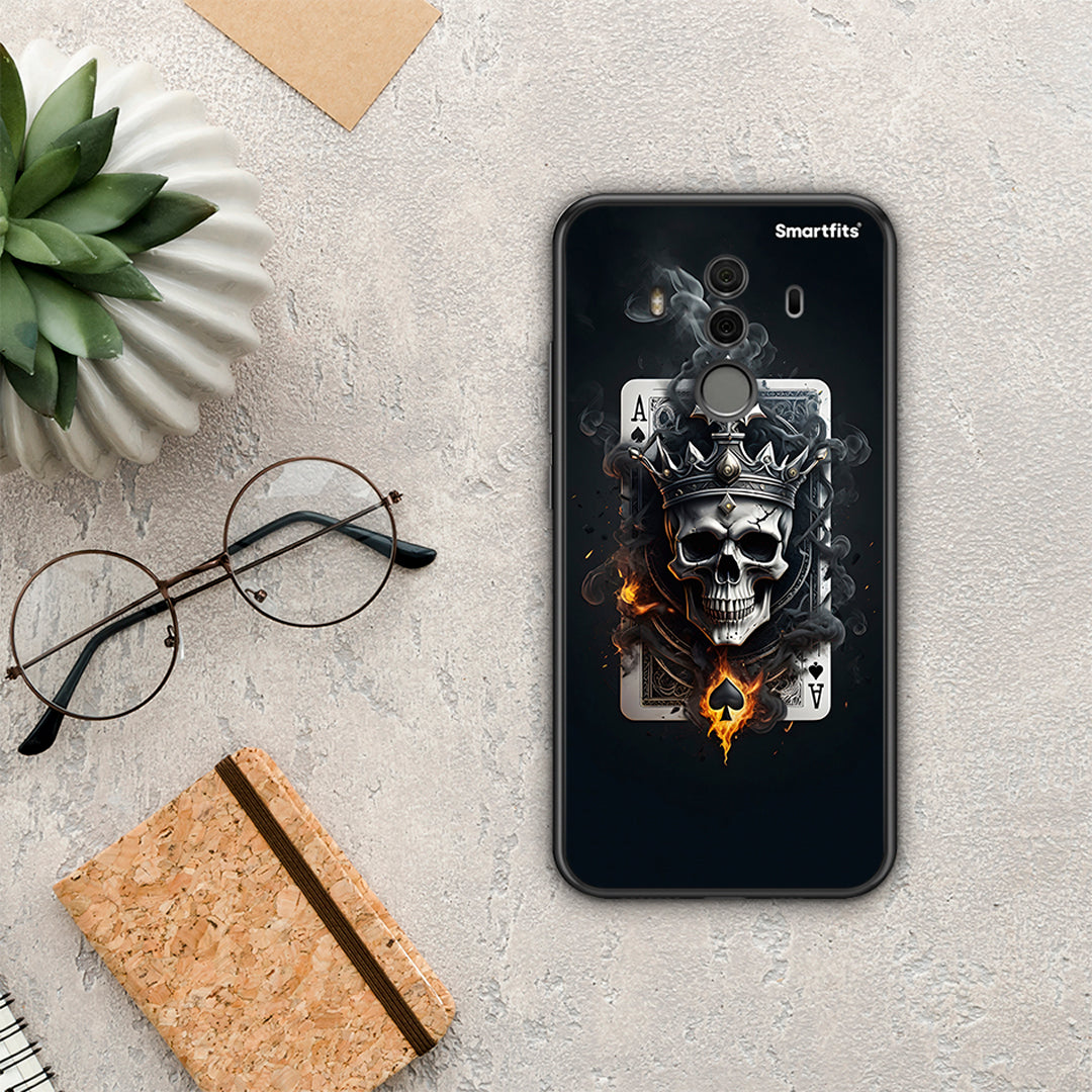 Skull King Ace - Huawei Mate 10 Pro θήκη